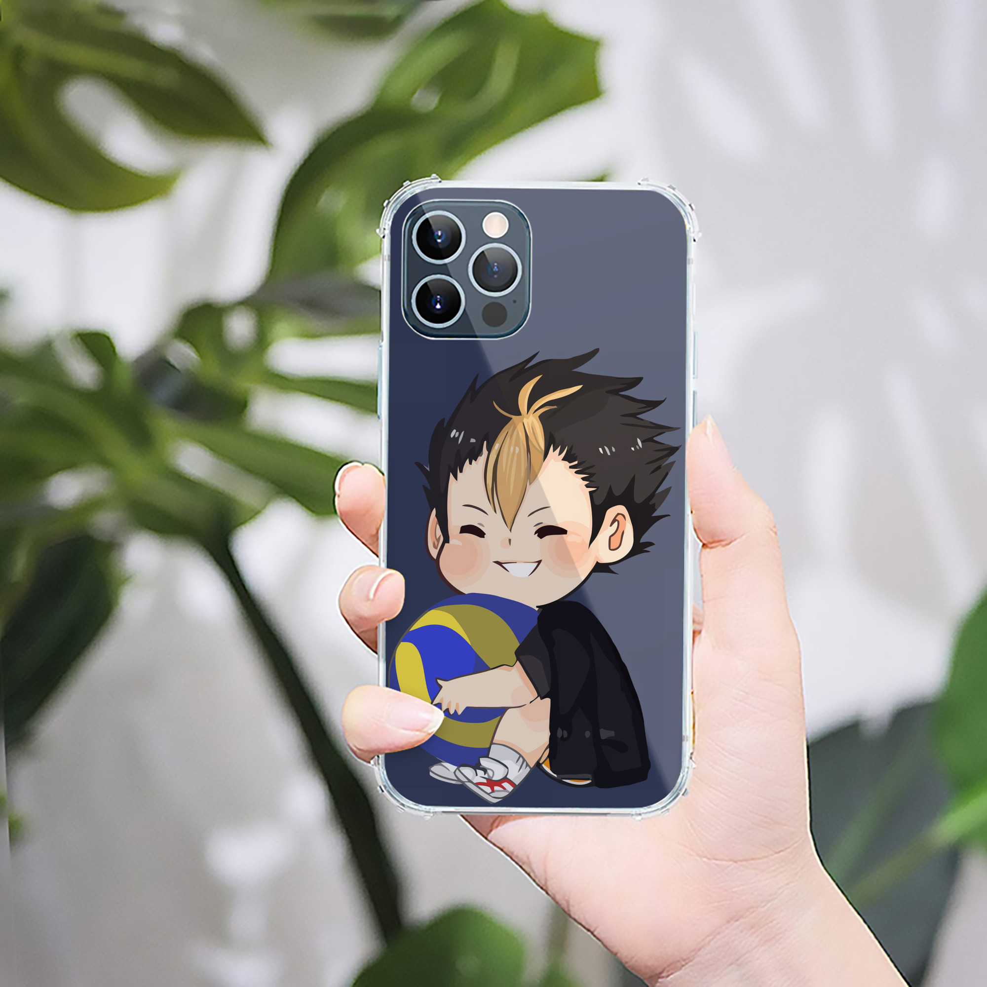 （画像用） ハイキュー!! Haikyu!! 【iPhone 12シリーズ対応】透明スマホケース（クリアソフトケース）